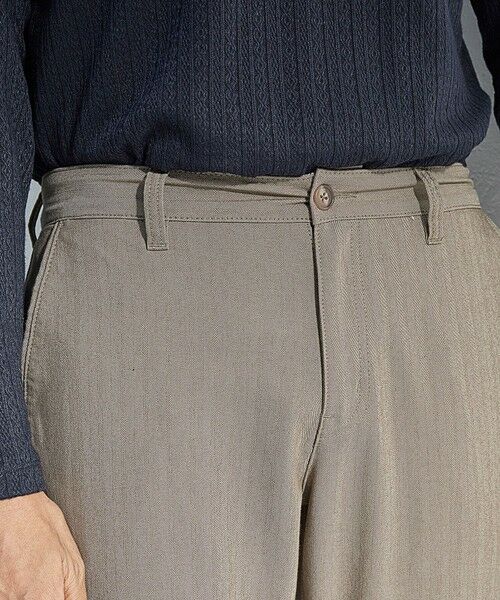 MEN'S BIGI / メンズビギ スラックス・ドレスパンツ | 【EFFORTLESS】T/Cヘリンボンストレッチスラックス | 詳細10