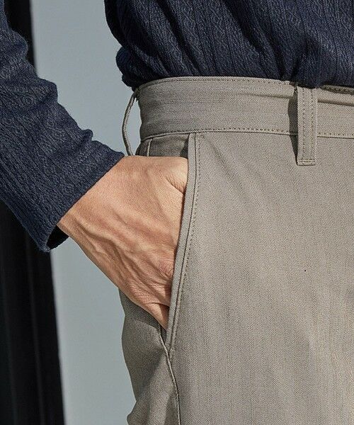 MEN'S BIGI / メンズビギ スラックス・ドレスパンツ | 【EFFORTLESS】T/Cヘリンボンストレッチスラックス | 詳細11