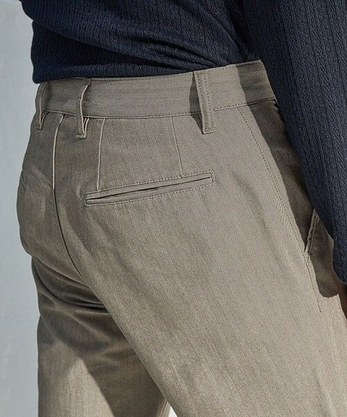 MEN'S BIGI / メンズビギ スラックス・ドレスパンツ | 【EFFORTLESS】T/Cヘリンボンストレッチスラックス | 詳細12