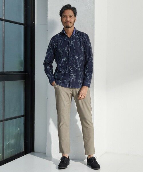 MEN'S BIGI / メンズビギ スラックス・ドレスパンツ | 【EFFORTLESS】T/Cヘリンボンストレッチスラックス | 詳細14