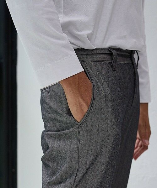 MEN'S BIGI / メンズビギ スラックス・ドレスパンツ | 【EFFORTLESS】T/Cヘリンボンストレッチスラックス | 詳細22