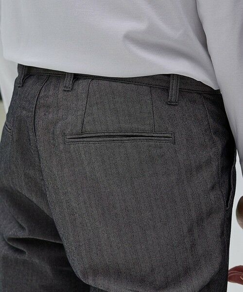 MEN'S BIGI / メンズビギ スラックス・ドレスパンツ | 【EFFORTLESS】T/Cヘリンボンストレッチスラックス | 詳細23