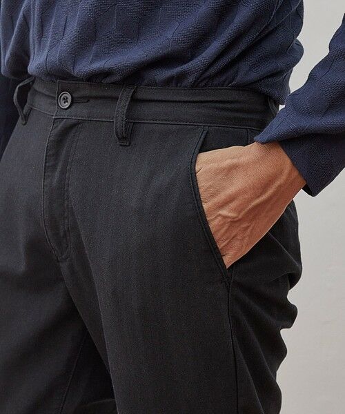 MEN'S BIGI / メンズビギ スラックス・ドレスパンツ | 【EFFORTLESS】T/Cヘリンボンストレッチスラックス | 詳細30