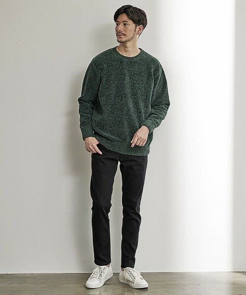 MEN'S BIGI / メンズビギ ニット・セーター | クルーネックモールニット | 詳細7