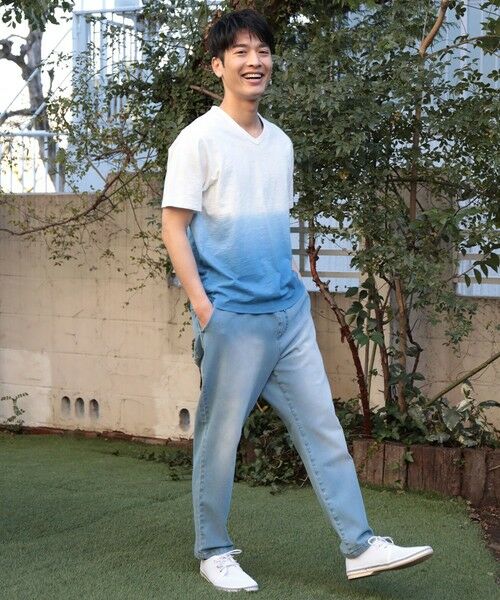 MEN'S BIGI / メンズビギ Tシャツ | 20/-スラブ天竺段染めＴシャツ | 詳細3