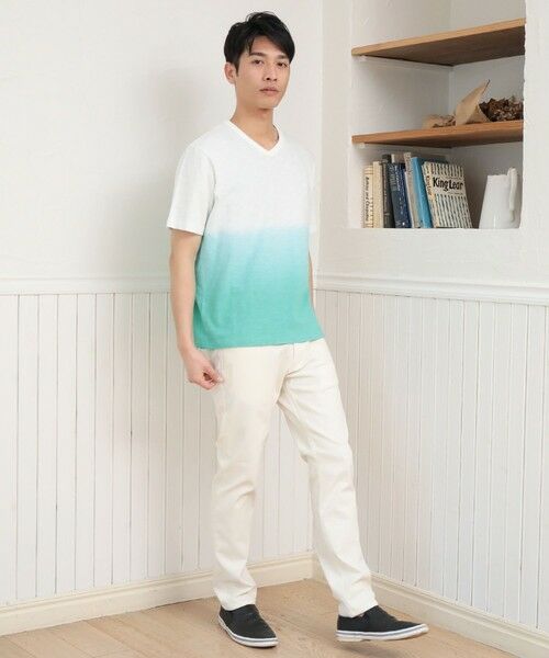 MEN'S BIGI / メンズビギ Tシャツ | 20/-スラブ天竺段染めＴシャツ | 詳細7