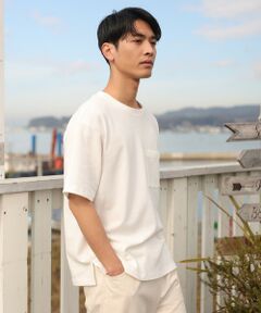 MEN'S BIGI / メンズビギ Tシャツ | カノコマテリアル リゾートカットソー