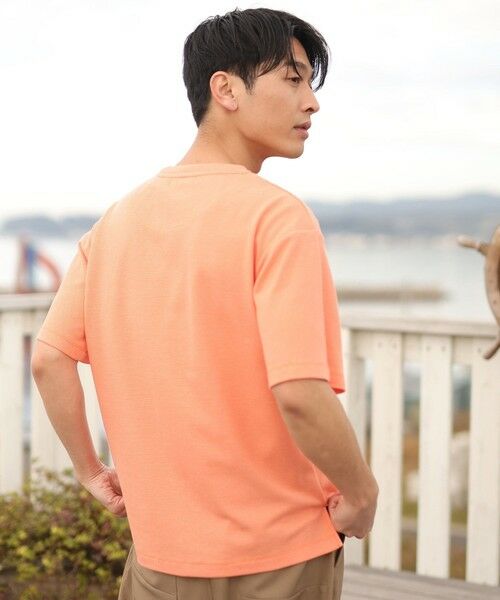 MEN'S BIGI / メンズビギ Tシャツ | カノコマテリアル リゾートカットソー | 詳細5