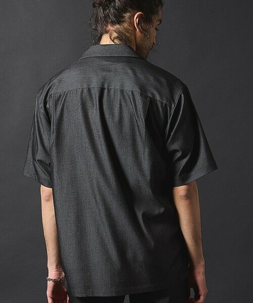 MEN'S BIGI / メンズビギ シャツ・ブラウス | 【セットアップ対応】テックデニムボタンレスオープンカラーシャツ | 詳細10