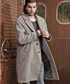 MEN'S BIGI / メンズビギ その他アウター | 中空糸メルトンチェスターコート