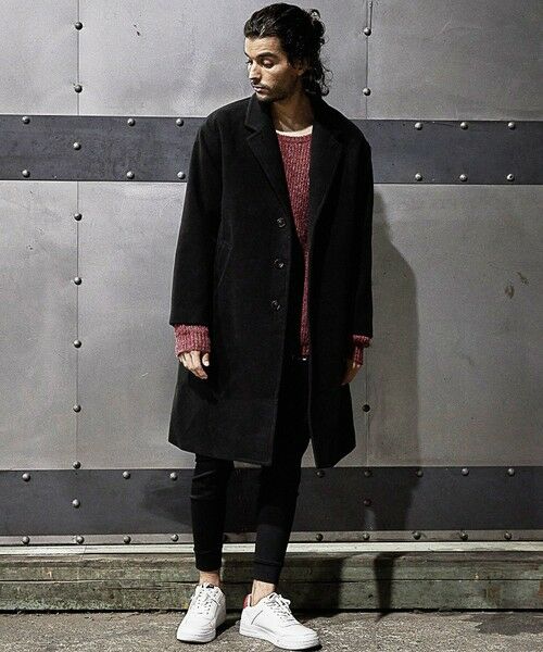 MEN'S BIGI / メンズビギ その他アウター | 中空糸メルトンチェスターコート | 詳細1