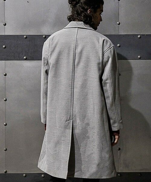 MEN'S BIGI / メンズビギ その他アウター | 中空糸メルトンチェスターコート | 詳細9