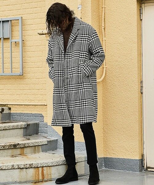 MEN'S BIGI / メンズビギ その他アウター | 中空糸メルトンチェスターコート | 詳細10