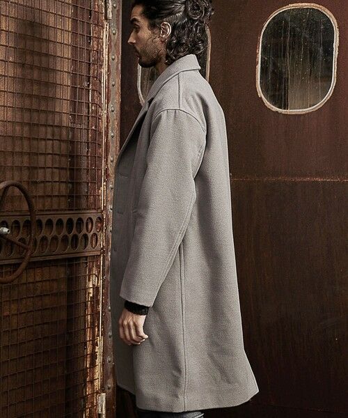 MEN'S BIGI / メンズビギ その他アウター | 中空糸メルトンチェスターコート | 詳細18