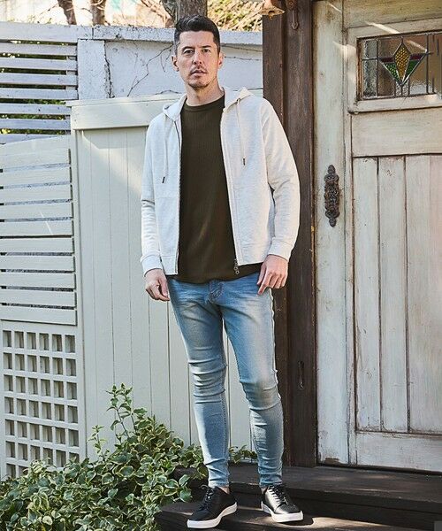 MEN'S BIGI / メンズビギ スウェット | スラブ裏毛パーカー | 詳細3