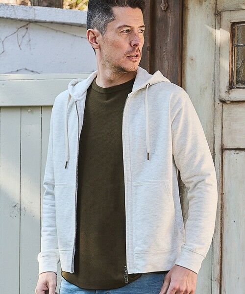 MEN'S BIGI / メンズビギ スウェット | スラブ裏毛パーカー | 詳細7