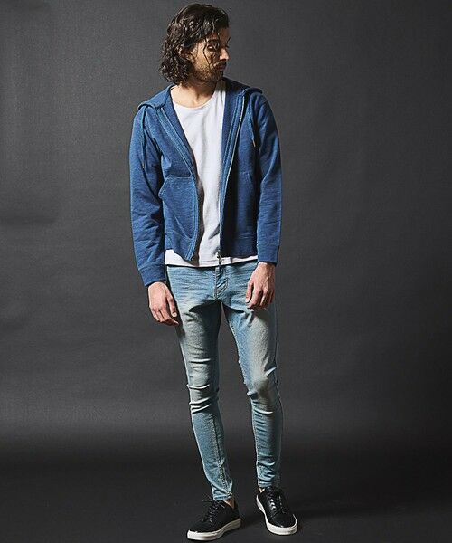 MEN'S BIGI / メンズビギ スウェット | スラブ裏毛パーカー | 詳細9