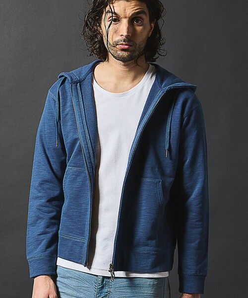 MEN'S BIGI / メンズビギ スウェット | スラブ裏毛パーカー | 詳細10