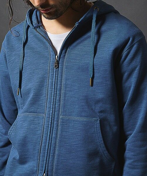 MEN'S BIGI / メンズビギ スウェット | スラブ裏毛パーカー | 詳細13