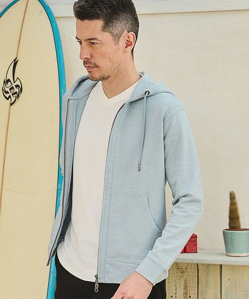 MEN'S BIGI / メンズビギ スウェット | スラブ裏毛パーカー | 詳細17