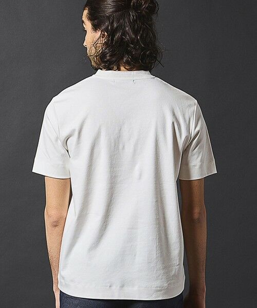 MEN'S BIGI / メンズビギ Tシャツ | シルケットスムース衿ジャガードVネックT | 詳細5