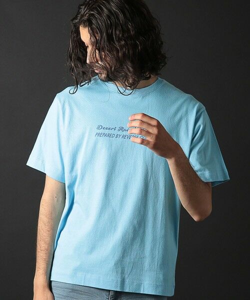 MEN'S BIGI / メンズビギ Tシャツ | コットン天竺プリントTシャツ | 詳細12