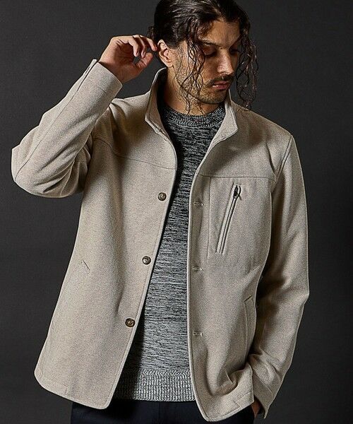 MEN'S BIGI / メンズビギ ブルゾン | T/Rツイルカルゼスタンドカラーブルゾン | 詳細15