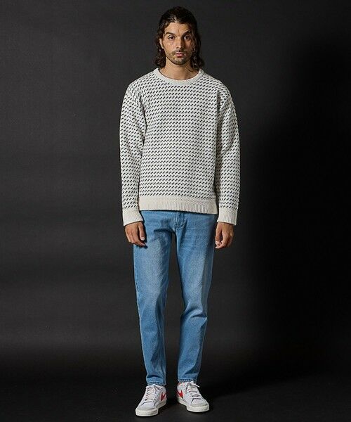 MEN'S BIGI / メンズビギ ニット・セーター | モールニットバーズアイクルーネック | 詳細6