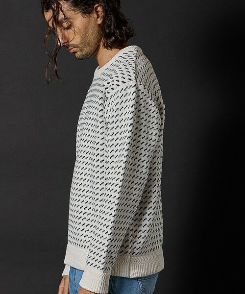 MEN'S BIGI / メンズビギ ニット・セーター | モールニットバーズアイクルーネック | 詳細8