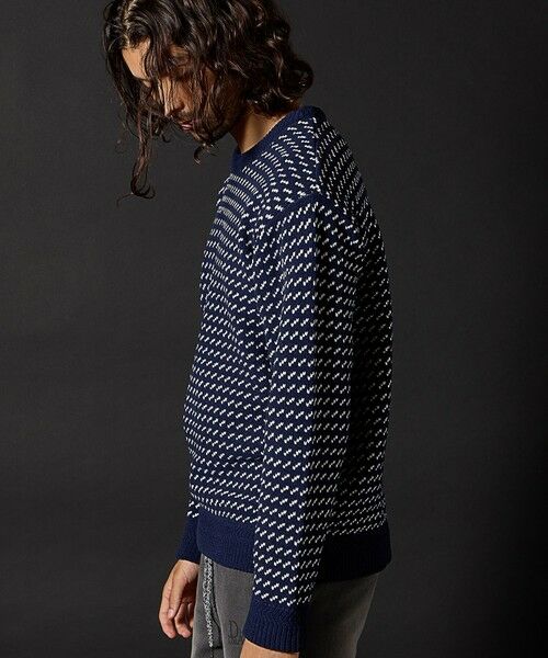 MEN'S BIGI / メンズビギ ニット・セーター | モールニットバーズアイクルーネック | 詳細17