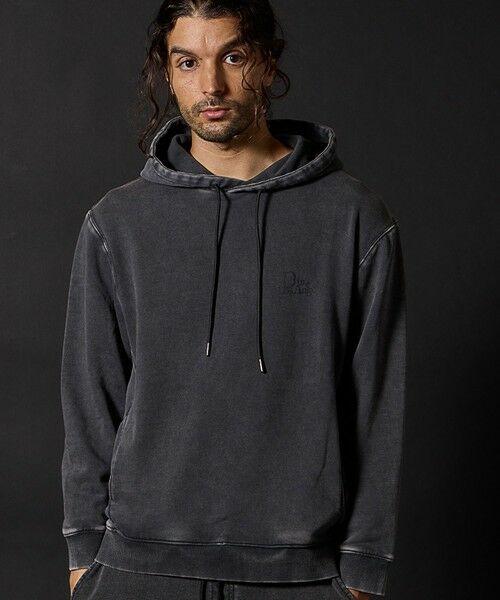 MEN'S BIGI / メンズビギ スウェット | 【セットアップ対応】裏毛プルオーバーパーカー（ブラック）