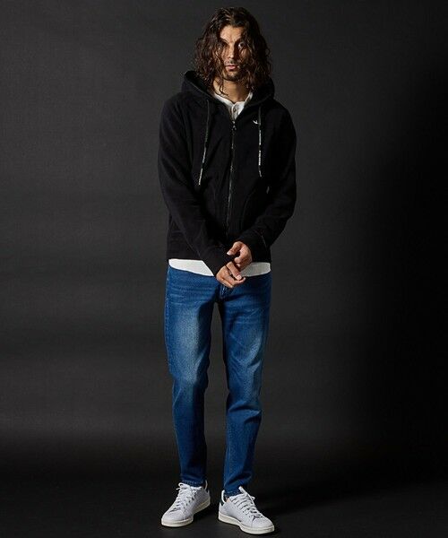 MEN'S BIGI / メンズビギ スウェット | 【1PIU1UGUALE3 RELAX × JUST PLAY】POLARTEC FLEECE HOODIE | 詳細13