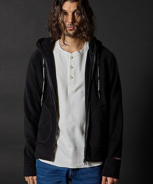 MEN'S BIGI / メンズビギ スウェット | 【1PIU1UGUALE3 RELAX × JUST PLAY】POLARTEC FLEECE HOODIE | 詳細14