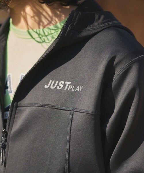 MEN'S BIGI / メンズビギ スウェット | JUST PLAYネオプレーンフーデッドパーカ | 詳細8