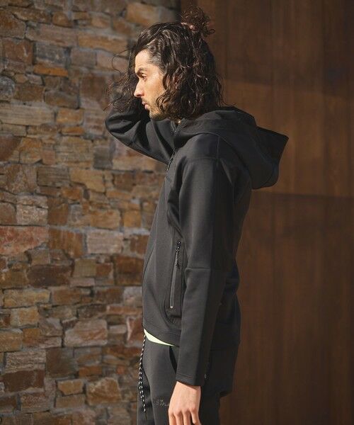 MEN'S BIGI / メンズビギ スウェット | JUST PLAYネオプレーンフーデッドパーカ | 詳細4
