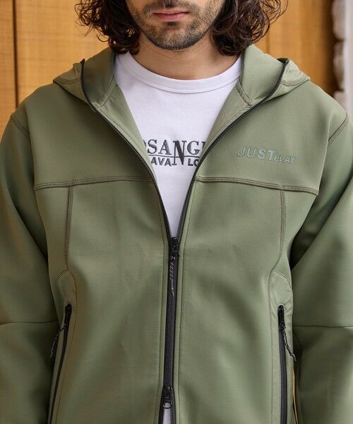 MEN'S BIGI / メンズビギ スウェット | JUST PLAYネオプレーンフーデッドパーカ | 詳細16