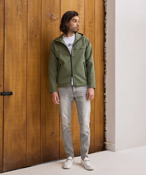 MEN'S BIGI / メンズビギ スウェット | JUST PLAYネオプレーンフーデッドパーカ | 詳細13