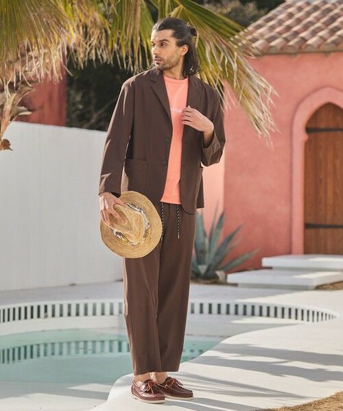 MEN'S BIGI / メンズビギ テーラードジャケット | 360度ストレッチ接触冷感ジャケット | 詳細1