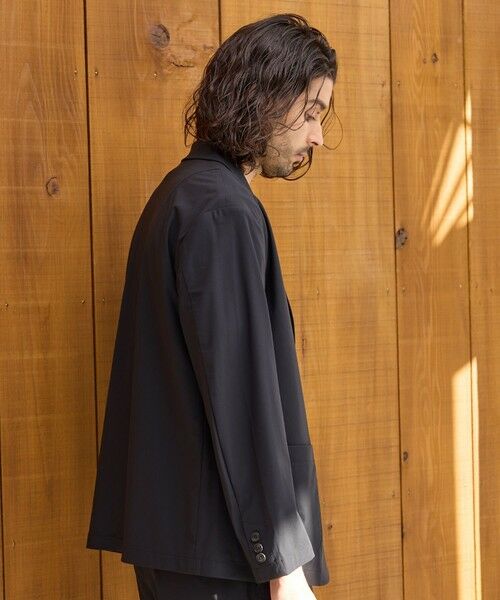 MEN'S BIGI / メンズビギ テーラードジャケット | 360度ストレッチ接触冷感ジャケット | 詳細7