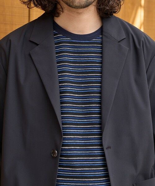 MEN'S BIGI / メンズビギ テーラードジャケット | 360度ストレッチ接触冷感ジャケット | 詳細9