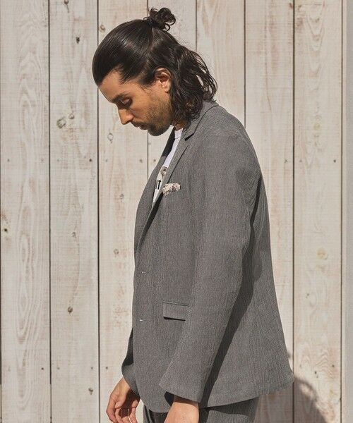 MEN'S BIGI / メンズビギ テーラードジャケット | 楊柳ノッチドラペルジャケット | 詳細2