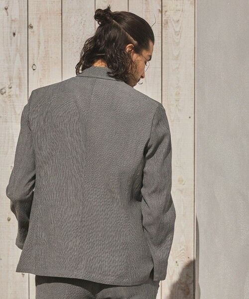 MEN'S BIGI / メンズビギ テーラードジャケット | 楊柳ノッチドラペルジャケット | 詳細3