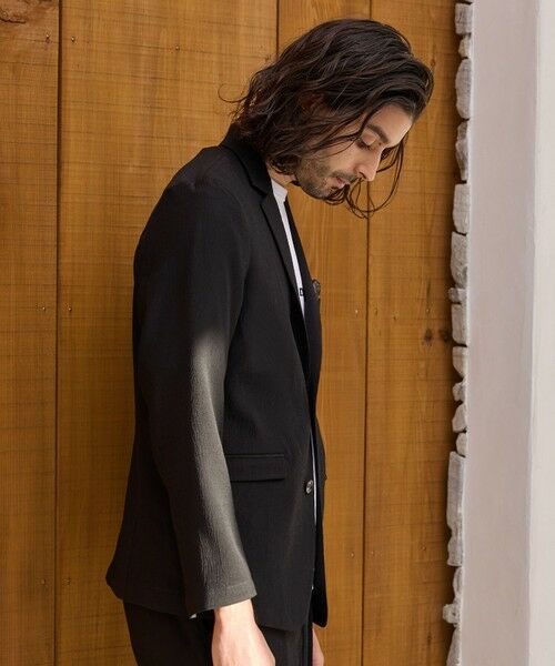 MEN'S BIGI / メンズビギ テーラードジャケット | 楊柳ノッチドラペルジャケット | 詳細10