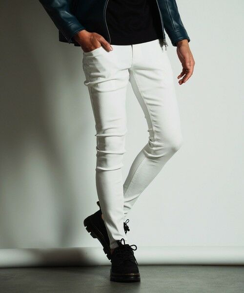 MEN'S BIGI / メンズビギ その他パンツ | ハイパーストレッチスキニーパンツ（ホワイト）