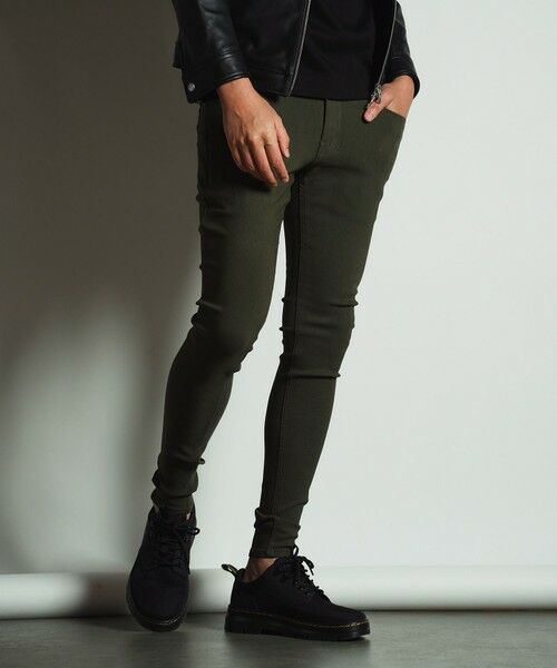 MEN'S BIGI / メンズビギ その他パンツ | ハイパーストレッチスキニーパンツ（カーキ）