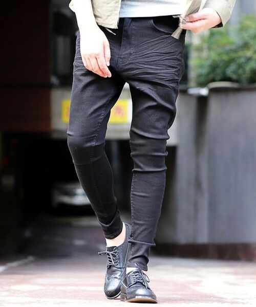 MEN'S BIGI / メンズビギ その他パンツ | ハイパーストレッチデニムサルエルスキニーパンツ | 詳細3