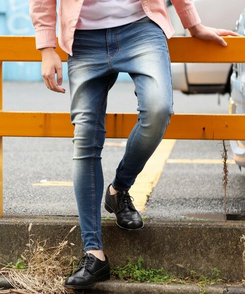 MEN'S BIGI / メンズビギ その他パンツ | ハイパーストレッチデニムサルエルスキニーパンツ | 詳細12