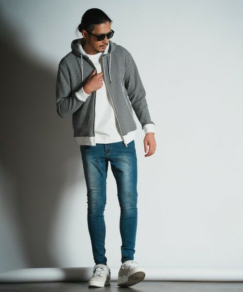 MEN'S BIGI / メンズビギ その他パンツ | ハイパーストレッチデニムサルエルスキニーパンツ | 詳細7