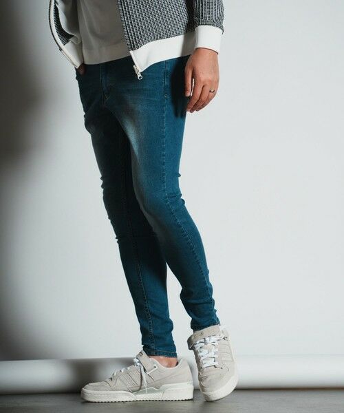 MEN'S BIGI / メンズビギ その他パンツ | ハイパーストレッチデニムサルエルスキニーパンツ | 詳細8