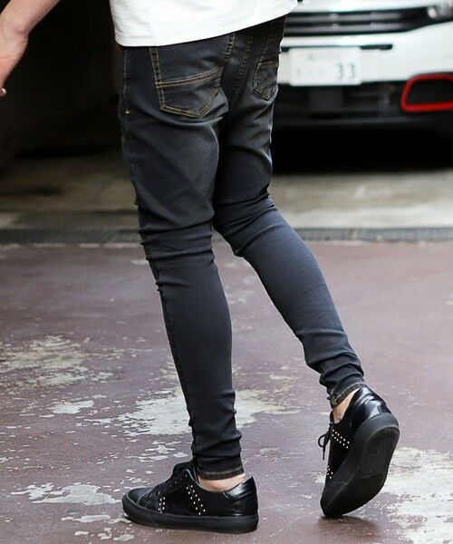 MEN'S BIGI / メンズビギ その他パンツ | ハイパーストレッチデニムサルエルスキニーパンツ | 詳細24